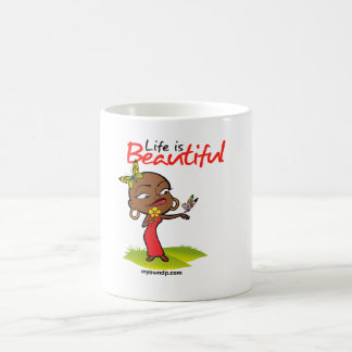 生命は美しいマグです コーヒーマグカップ