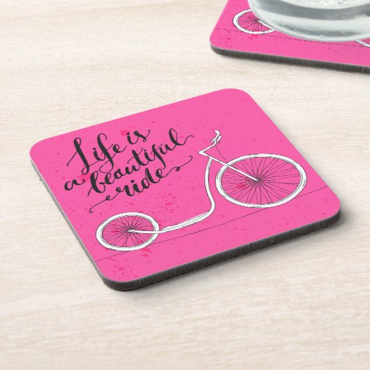 生命は美しい乗車のピンクです コースター (左側)