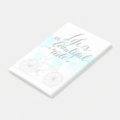 生命は美しい乗車の青です ポストイット (アングル)