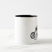 生命は美しい事の仏のコーヒー・マグです ツートーンマグカップ (中央)