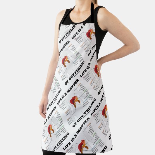 生命は腸の解剖学的感じユーモアの問題だ エプロン (インサイチュ)