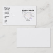 生命は自分自身で走ります周期(Krebs周期)を 名刺 (正面/裏面)