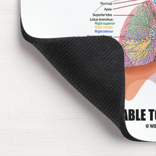 生命は自由に呼吸できることについて完全にあります マウスパッド (コーナー)