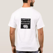 生命は起こります Tシャツ (裏面)