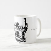 生命は農場のコーヒー・マグでよりよいです コーヒーマグカップ (正面右)