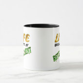 生命は退職で始まります マグカップ (中央)