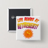 生命は退職で始まります! 缶バッジ (正面&裏面)