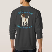 生命は鈍くないです スウェットシャツ (裏面)