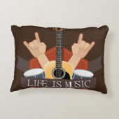 生命は音楽です アクセントクッション (裏面)
