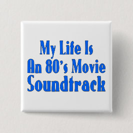 生命は80年代映画サウンドトラックです 缶バッジ