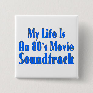 生命は80年代映画サウンドトラックです 缶バッジ