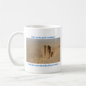 生命は-世界の端よい場合もあります コーヒーマグカップ (左)