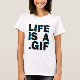 生命はAです。Gif Tシャツ