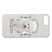 生命はBichonよりよいSmartphoneの場合です Case-Mate iPhoneケース (裏面(横))