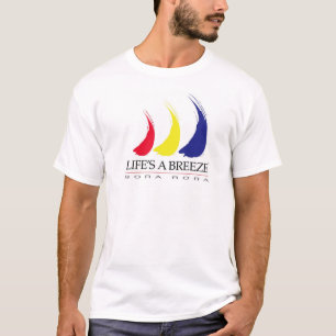 生命はBreeze™_Paint-The-Wind_Bora BoraのTシャツです Tシャツ