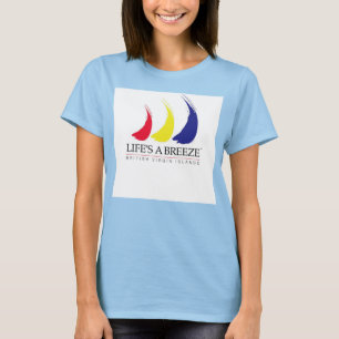 生命はBreeze™_Paint-The-Wind_BVIのTシャツです Tシャツ