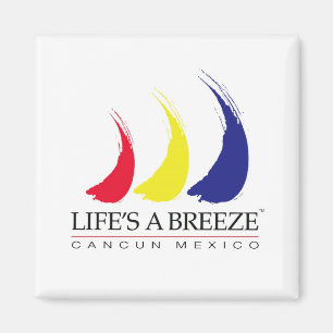生命はBreeze®_Paint-The-Wind_Cancunです マグネット