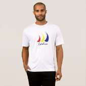 生命はBreeze®_Paint-The-Wind_CatalinaのTシャツです Tシャツ (正面フル)