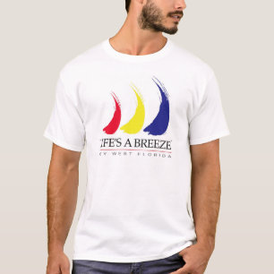生命はBreeze®_Paint-The-Wind_Keyの西のTシャツです Tシャツ