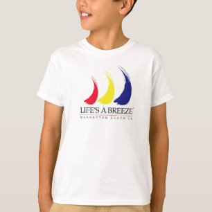 生命はBreeze®_Paint-The-Wind_Manhattanのビーチです Tシャツ