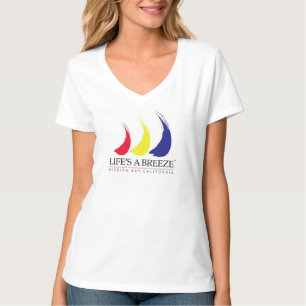 生命はBreeze®_Paint-The-Wind_Mission湾Tです Tシャツ