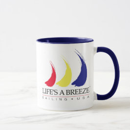 生命はBreeze®_Paint-The-Wind_Sailing米国のマグです マグカップ