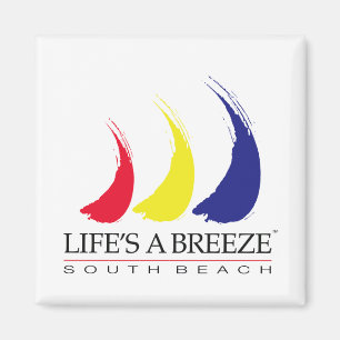生命はBreeze™_Paint-The-Wind_Southのビーチの磁石です マグネット