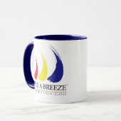 生命はBreeze™_Paint-The-Wind_Stです。 トマスのマグ マグカップ (正面左)