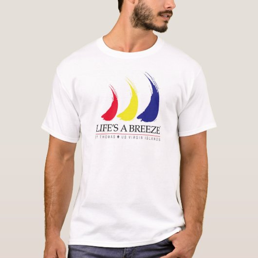生命はBreeze®_Paint-The-Wind_Stです。 トマスのTシャツ Tシャツ (正面)
