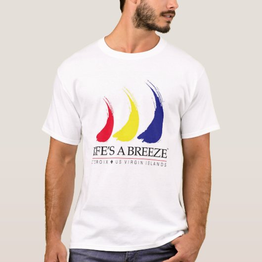 生命はBreeze®_Paint-The-Wind_Stです。 CroixのTシャツ Tシャツ (正面)