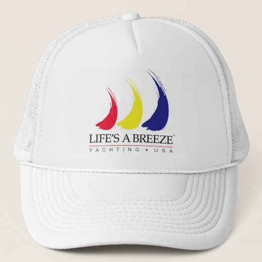 生命はBreeze®_Paint-The-Wind_Yachting米国の帽子です キャップ (正面)