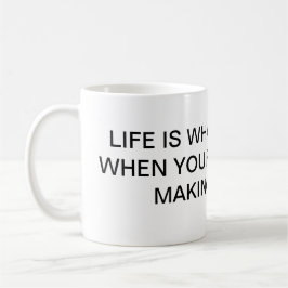 生命はFLANの何が起こるかマグです コーヒーマグカップ