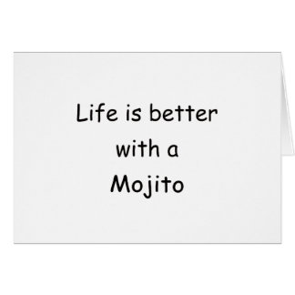 生命はMojitoとよりよいです