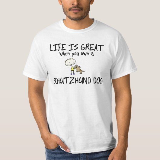 生命はSchutzhundの素晴らしいTシャツです Tシャツ (正面)