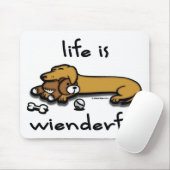 生命はWienderfulのマウスパッドです マウスパッド (マウス)