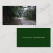 生命または感動的な景色による巻上げ 名刺 (正面/裏面)