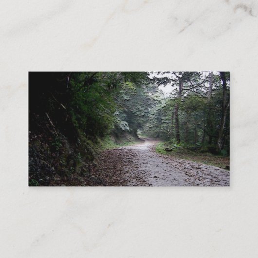 生命または感動的な景色による巻上げ 名刺 (正面)