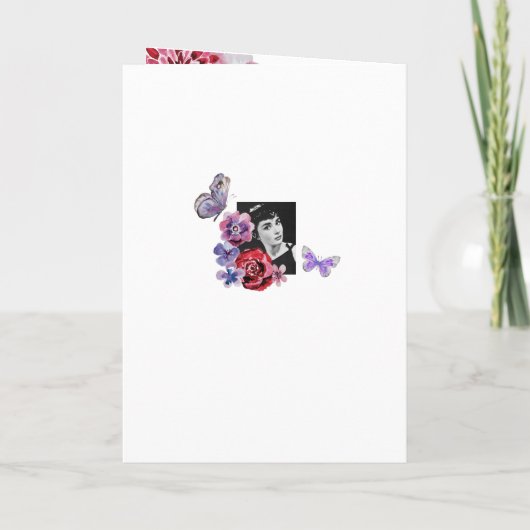 生命または記念プログラムの葬式かお祝い プログラム (裏面)