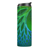 生命らせん状フラクタルの木 タンブラー (回転左)