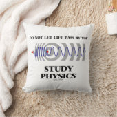 生命をあなたの物理学に渡さない勉強 クッション (ブランケット)