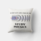 生命をあなたの物理学に渡さない勉強 クッション (裏面)