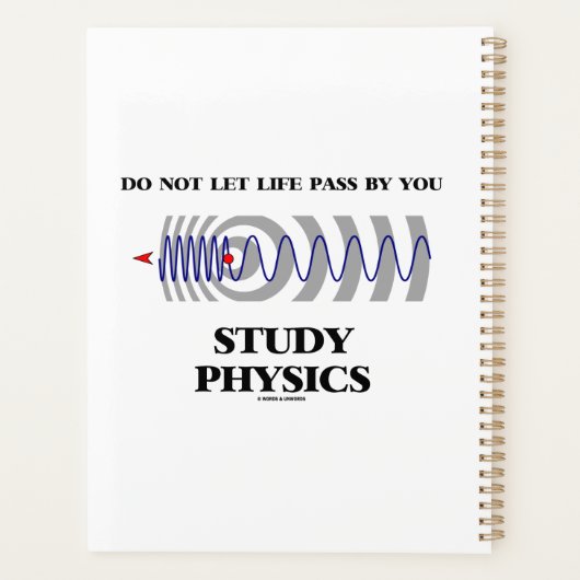 生命をあなたの物理学に渡さない勉強 プランナー手帳 (裏面)