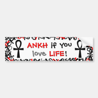 生命を愛すればAnkh バンパーステッカー