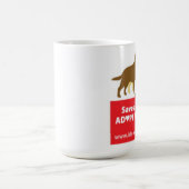 生命を採用します実験室のマグを救って下さい コーヒーマグカップ (中央)