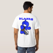 生命を消します Tシャツ (裏面フル)