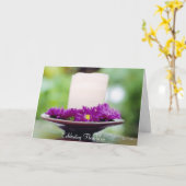 生命を祝うこと カード (黄色い花)