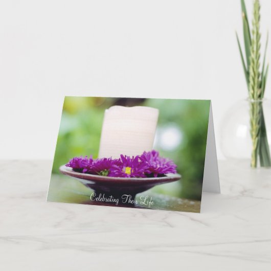 生命を祝うこと カード (正面)