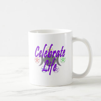生命を祝って下さい コーヒーマグカップ