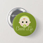 生命を選んで下さい 缶バッジ (正面&裏面)