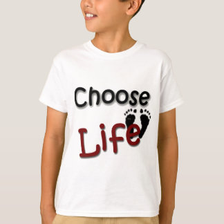 生命を選んで下さい Tシャツ